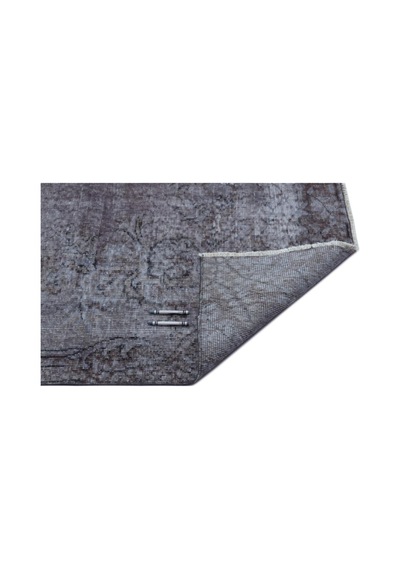 El Dokuması Vintage Yün-pamuk Gri Halı 25693 168 X 274 Cm