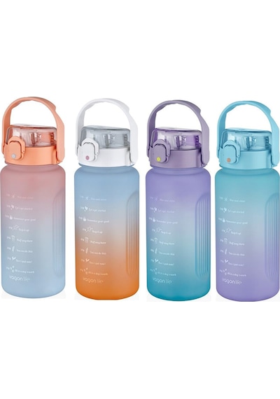 Vagonlife Matara Policarbon 1500 Ml Karışık Renk Vgn2213 Çok Renkli