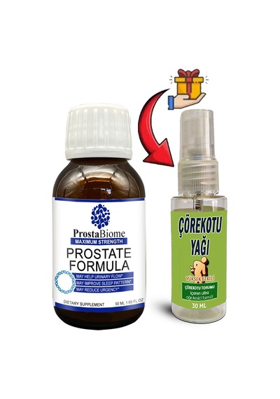 Prostabiome: 1 Adet Erkeklere Özel 50 Ml Şurup + 30 Ml Çörek Otu Yağı