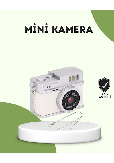 Mini Hd Dijital Kamera 1080p Kordonlu Taşınabilir Retro Model Diğer
