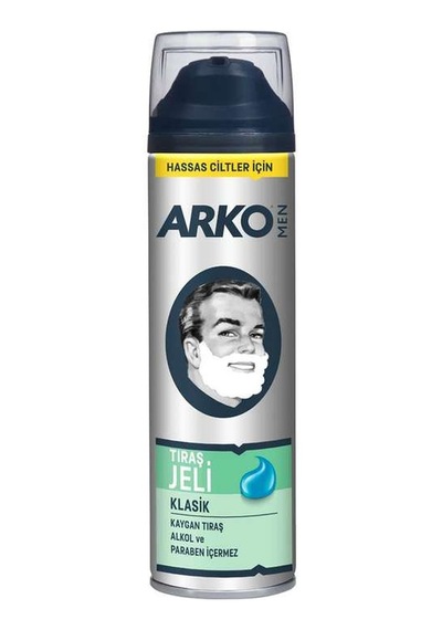 Arko Klasik Hassas Ciltler İçin Tıraş Jeli 200 ML