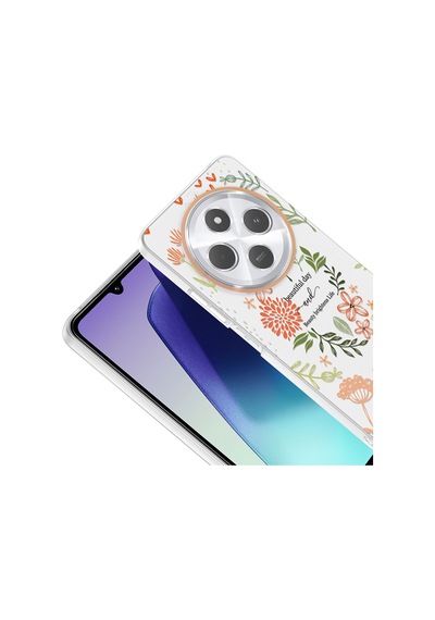 Redmi 14c 4g Kılıf Kamera Korumalı Desenli Zore Klip Kapak - Beautiful -