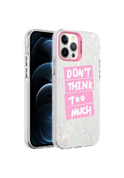 Apple Uyumlu iPhone 12 Pro Kılıf Mermer Desenli Zore Marbello Kapak Pembe