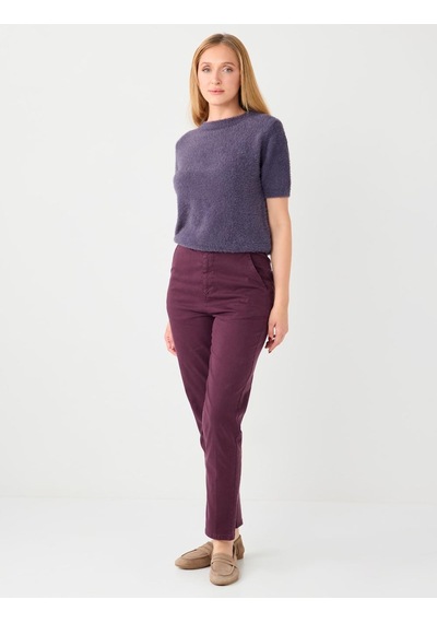 Jimmy Key Jimmy Key Bordo Normal Bel Normal Paça Gabardin Pantolon 5ww184558562