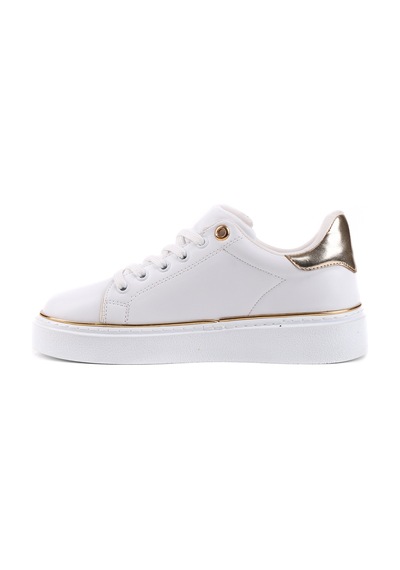 Stato Lisbon Minimal Şerit Detaylı Günlük Sneaker Beyaz