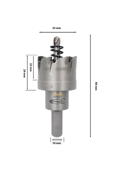 3keego 35 Mm Tct Elmas Uçlu Panç Hg60