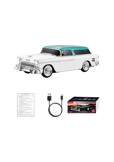 Retro Klasik Araba Bluetooth Hoparlör Kablosuz Hd Ses Fm Radyo Yg