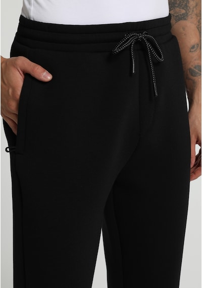 Colin's Colins Regular Fit Orta Bel Düz Erkek Siyah Eşofman Altı Cl1082563 Q1.v1 Blk