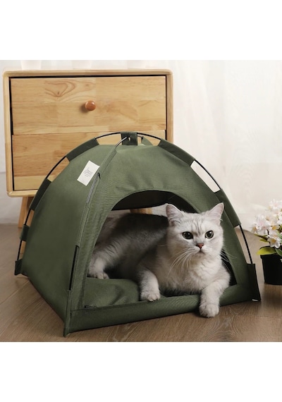 Tineke Kedi Kamp Çadırı Kedi Evi Derin Uyku & Serin Yazlık Evi Medium