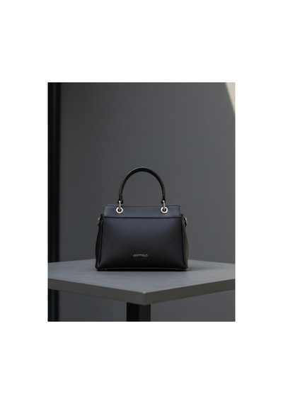 Just Polo Kadın Şık Ve Lüx El & Omuz Çantası Ebat 18 X 26 Cm Shopper Siyah 05815468