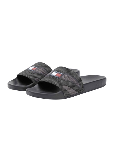 Tommy Hilfiger Erkek Marka Logolu Günlük Kullanıma Uygun Siyah-beyaz Terlik Em0em01697 0gm Tommy Hilfiger Erkek Marka Logolu Günlük Kullanıma Uygun Siyah-beyaz Terlik Em0em01697 0gm