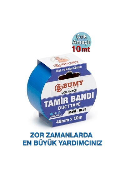 Bumy Tamır Bandı 48mmx10m Mavı