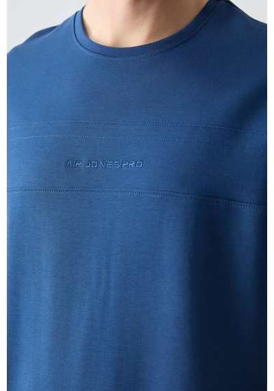 Tommy Life Parlament Pamuklu Kalın Yumuşak Dokulu Oversizefit Basic Erkek Şort Takım - 85257 Lacivert