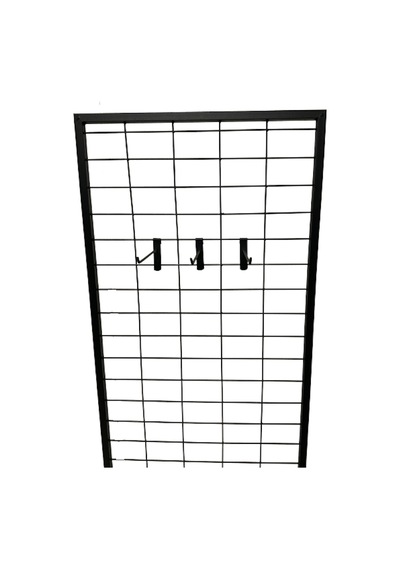 Ayaklı Tel Pano 60x150 CM, Telefon Aksesuar Standı, Mağaza Askılı