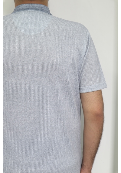 Santa Dmctekstil Erkek Kendinden Desenli Klasik Rahat Kalıp Tek Cepli Polo Yakalı T-shirt Indigo Santa Dmctekstil Erkek Kendinden Desenli Klasik Rahat Kalıp Tek Cepli Polo Yakalı T-shirt Indigo