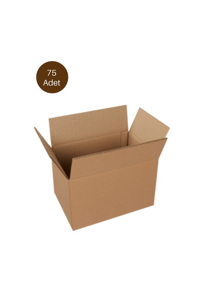 30x20x20 Cm Bc Dalga Karton Kutu, Koli, Taşıma Kolisi, Kargo Kutusu 75 Adet 75 Adet