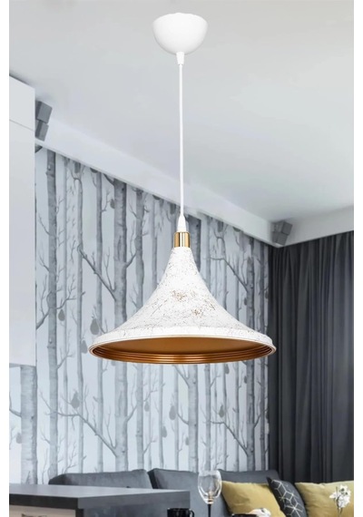 Ag Lightdesign Beyaz Mermer Desen Sarkıt Avize Yatak Odası Salon Mutfak Koridor Lamba 17 Agnm22 Sku: Smg8690010192479 Açık Gri