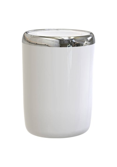 Primanova Lima Xl Krom Dekorlu Banyo Seti Beyaz