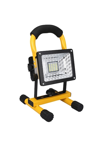Br P30 Ip65 Waterproof 20led 30w Taşınabilir Şarjlı Led Projektör Çok Renkli