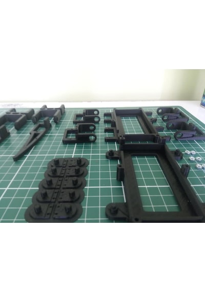 Örümcek Robot 12 Sg90 Siyah