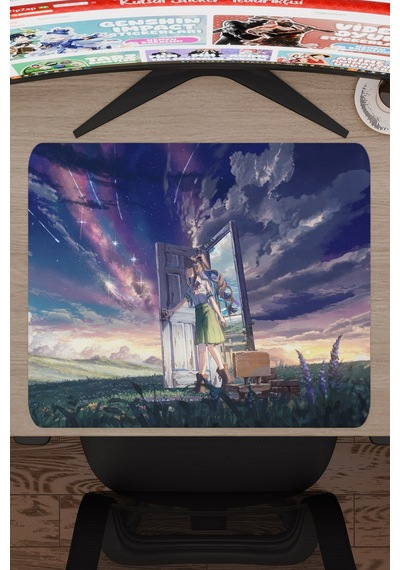 Suzume Anime V4 - 48x40 Xl Gaming Kauçuk Kaymaz Taban Mouse Pad Fare Altlığı
