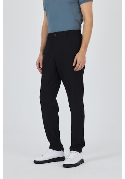 İmza Siyah Esnek Yandan Cepli Casual Standart Fit Jogger Pantolon 1003250119 Siyah İmza Siyah Esnek Yandan Cepli Casual Standart Fit Jogger Pantolon 1003250119 Siyah
