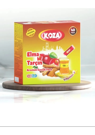 Jenerik Koza Tek İçimlik Elma & Tarçın Aromalı Toz İçecek 40'lı Diğer