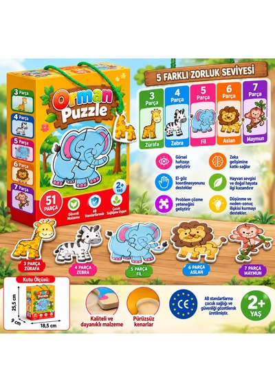 Northcity 8766 Orman Kut.puzzle 025876-34567 Bx Standart
