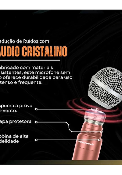 Profesyonel Çiftli Kablosuz Mikrofon Seti Karaoke Şarj Edilebilir 50 Metre Mesafe Rose
