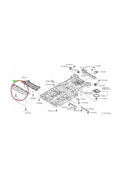 Qashqai Tampon Alt Muhafaza J10