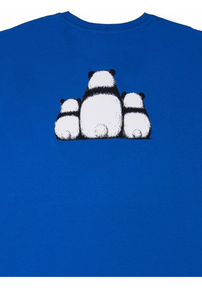 Watchofroyal Panda T-shirt Mavi