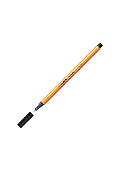 Stabilo Keçe Uçlu İnce Kalem 88 Point 0.4 Mm Siyah 88/46 Çok Renkli