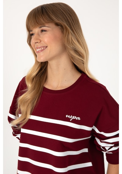 U.s. Polo Assn. Kadın Bordo Sweatshirt 50313572-vr014 Bordo