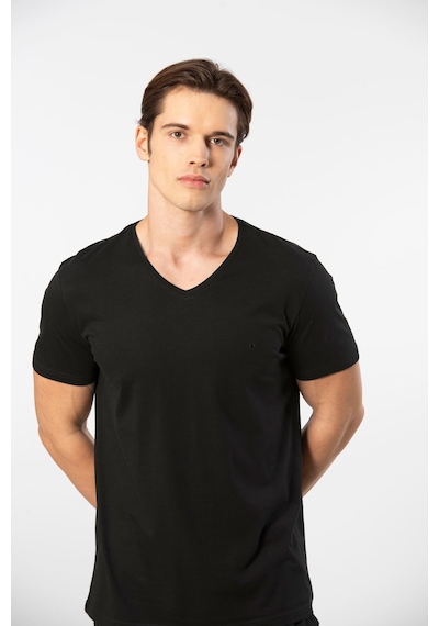 Cacharel Erkek V Yaka T-shirt 2170/siyah