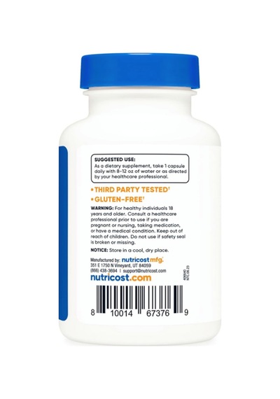 Nutricost, Benfotiamine, 300 Mg, 90 Capsules.abd Menşei 4139