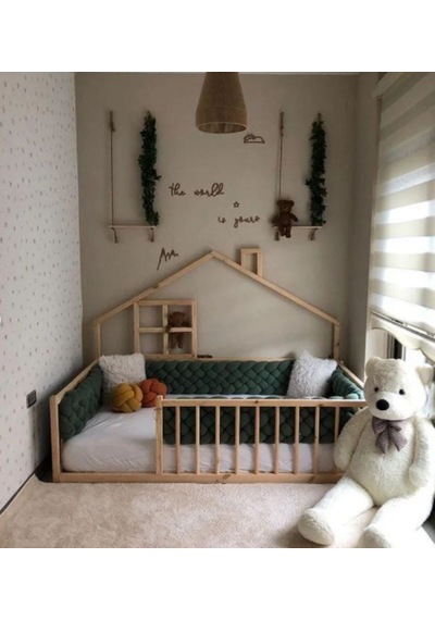 Babykinder Baby Kinder Fancy Doğal Montessori Bebek Ve Çocuk Karyolası