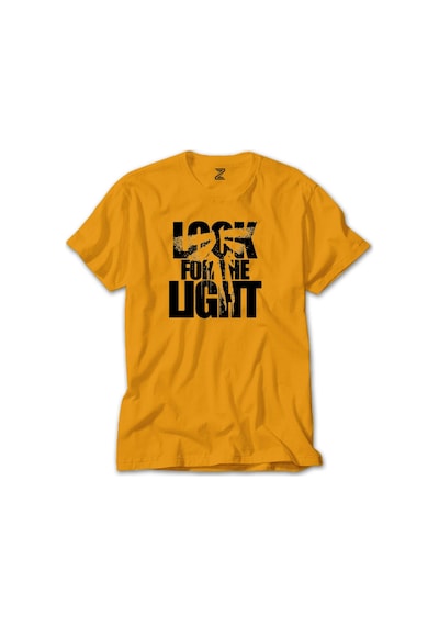 The Last Of Us Look For The Light Text Sarı Tişört Sarı