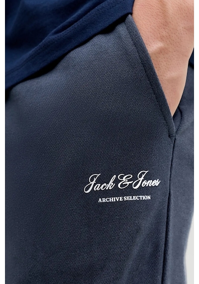 Jack & Jones Erkek Jpstgordon Logo Detaylı Çift Cepli Eşofman Altı 12288641 Lacivert Lacivert