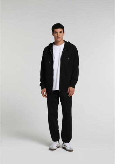 Colin's Colins Relaxed Fit Orta Bel Düz Erkek Siyah Eşofman Altı Cl1076436 Q1.v2 Blk