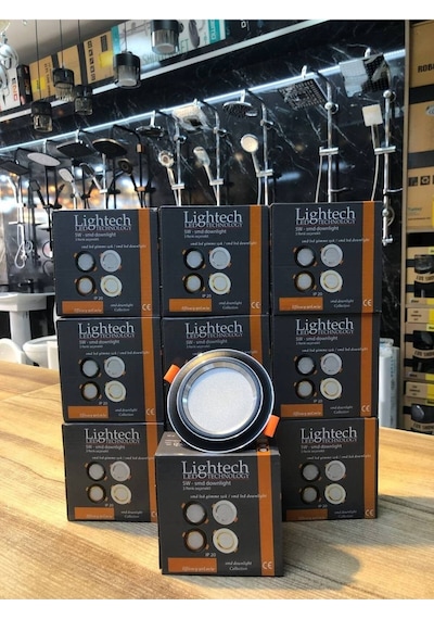 5watt 3 Renk Led Spot Siyah Gümüş Kasa Beyaz-günışığı-ılık Beyaz