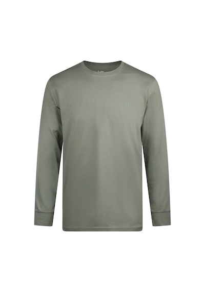 Hatemoğlu Haki Regular Fit Bisiklet Yaka Pamuklu Sweatshirt 1973958 Haki