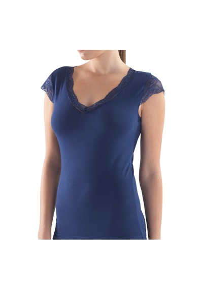 Blackspade Kadın T-Shirt 1348 - Lacivert