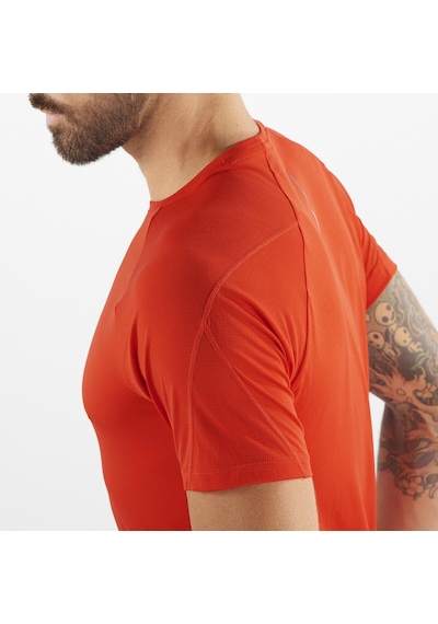 Salomon Cross Run Ss Tee M 22929 Çok Renkli