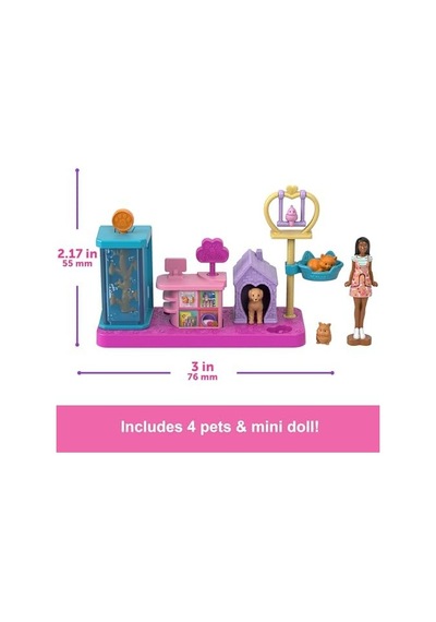 Mini Land Bebek Ve Oyun Seti Jcr29 - Evcil Hayvan Butiği Jcr30 000 Açık Krem