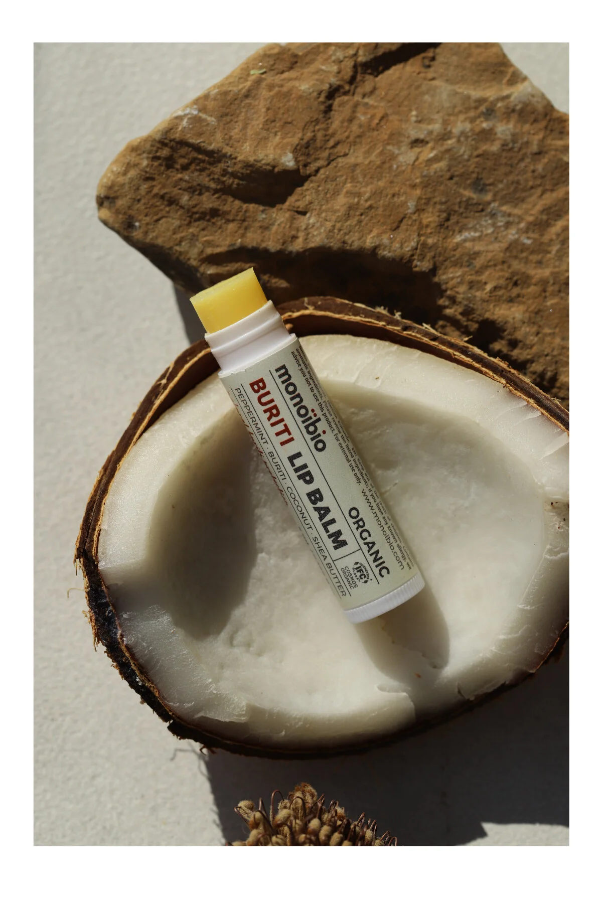 Monoibio Buriti Organik Onarıcı Dudak Bakım Kremi - Kuru Ve Çatlak Dudaklar Için Nemlendirici Lip Balm 5 Ml