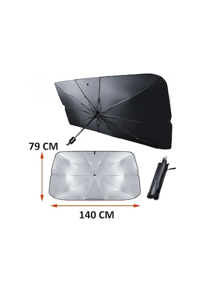 Ön Cam Perde Güneşlik Katlanabilir Şemsiye 140x79 CM BR4953605