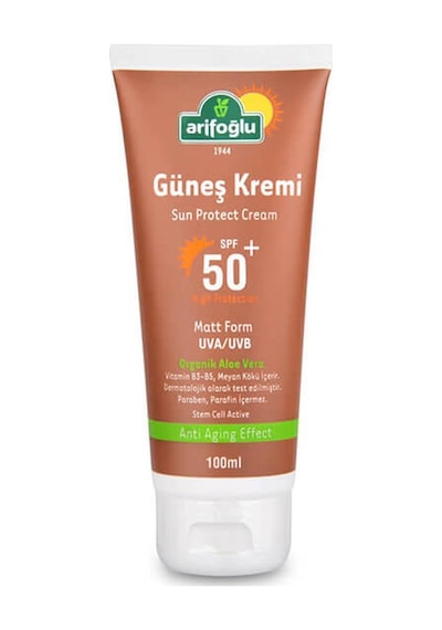 Arifoğlu Güneş Kremi Organik Aloe Veralı  100ml
