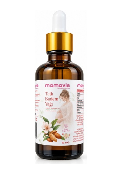 %100 Tatlı Badem Yağı 50 Ml Doğal Soğuk Pres Cilt, Saç Ve Vücut Bakım Yağı - 937409287 Diğer
