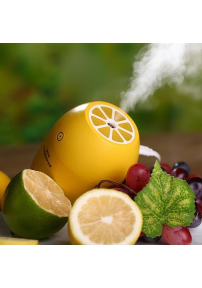 Limon Tipi Işıklı Mini Hava Nemlendirici 180 ML