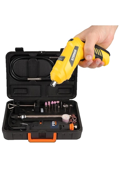 Ferm Ctm1010 160w 40 Parça Mini Gravür Hobi Seti + Rtrmax Rtm326 3.6v Çift Fonksiyonlu Şarjlı Tornavida Seti
